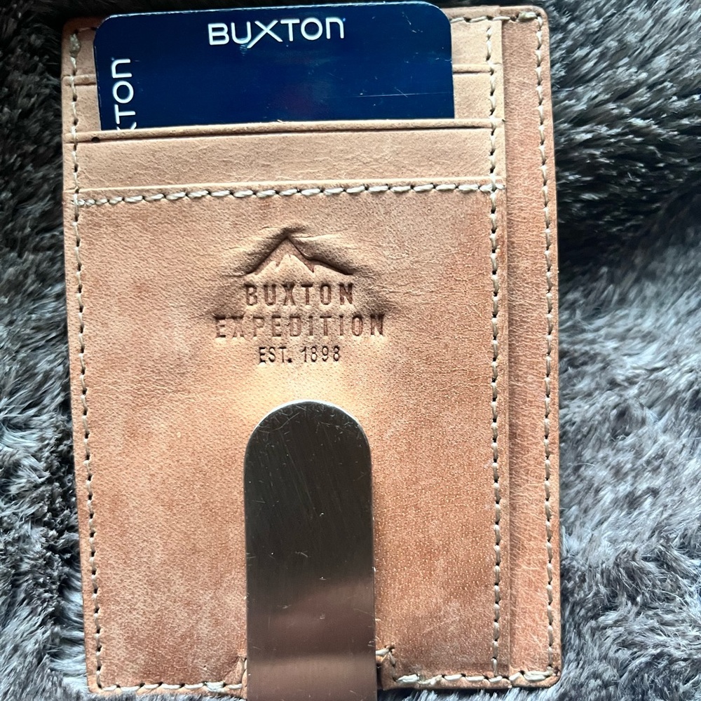 Buxton wallet with money clip